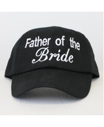 Personalised Custom text 'Father of the Bride' embroidery on Baseball caps